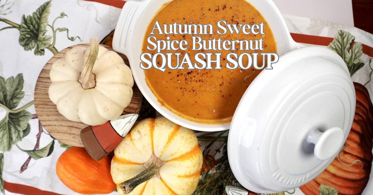 Sweet Spice Butternut Squash Soup