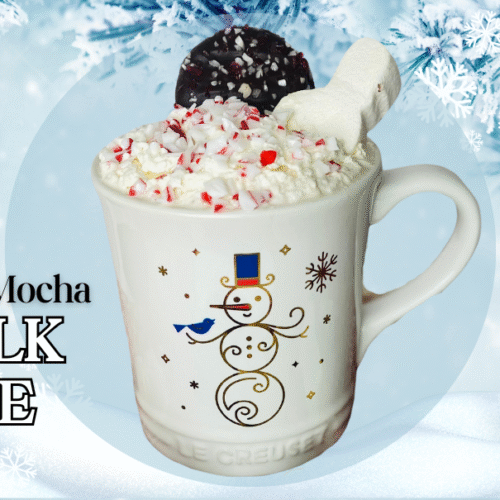 Peppermint Mocha Oatmilk Latte