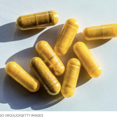 yellow herbal supplement pills