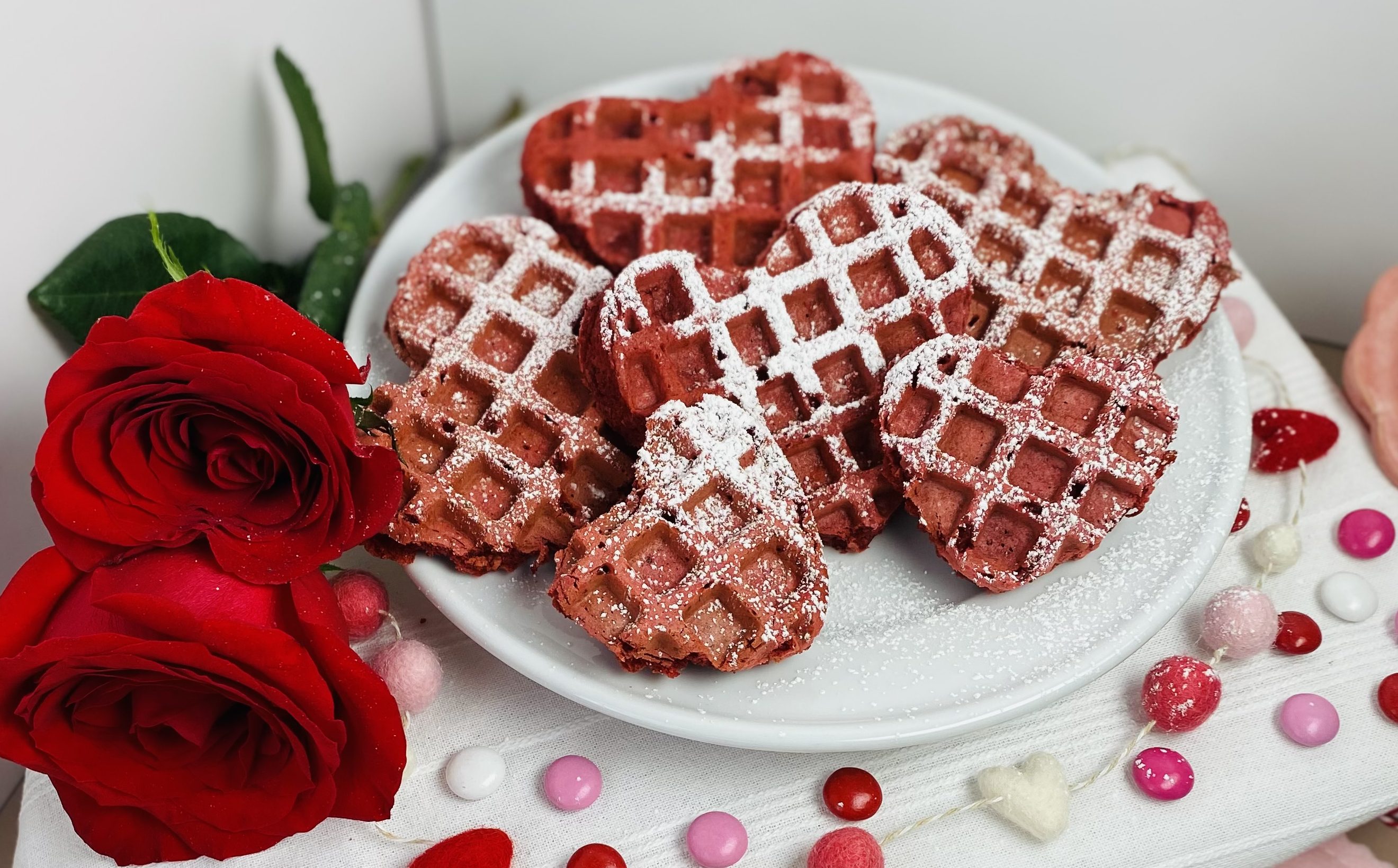 Red Velvet Belgian Waffles