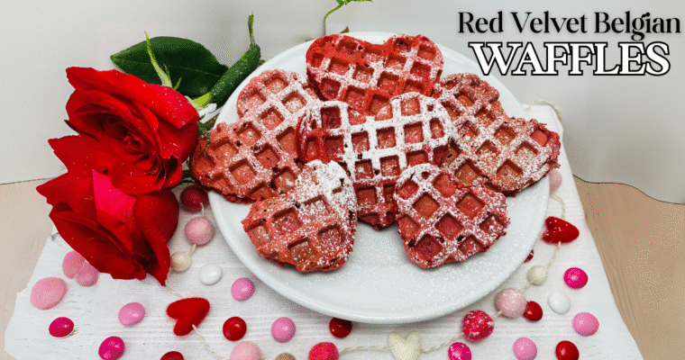 Red Velvet Belgian Waffles