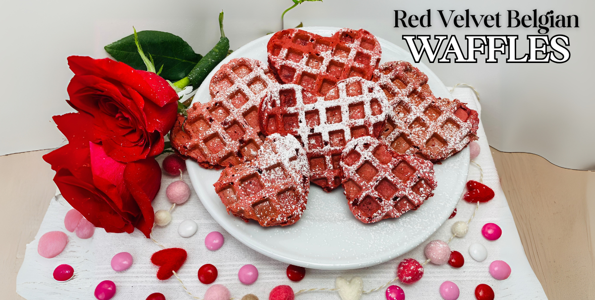 Red Velvet Belgian Waffles