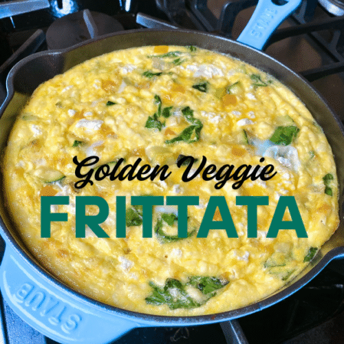 Golden Veggie Frittata Feature Image