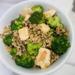 chicken and grain power bowl recipe image