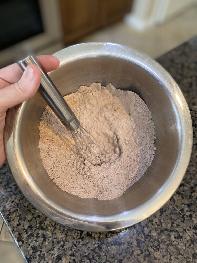 mixed dry ingredients