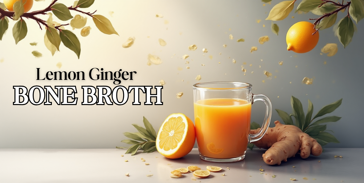 Lemon Ginger Bone Broth